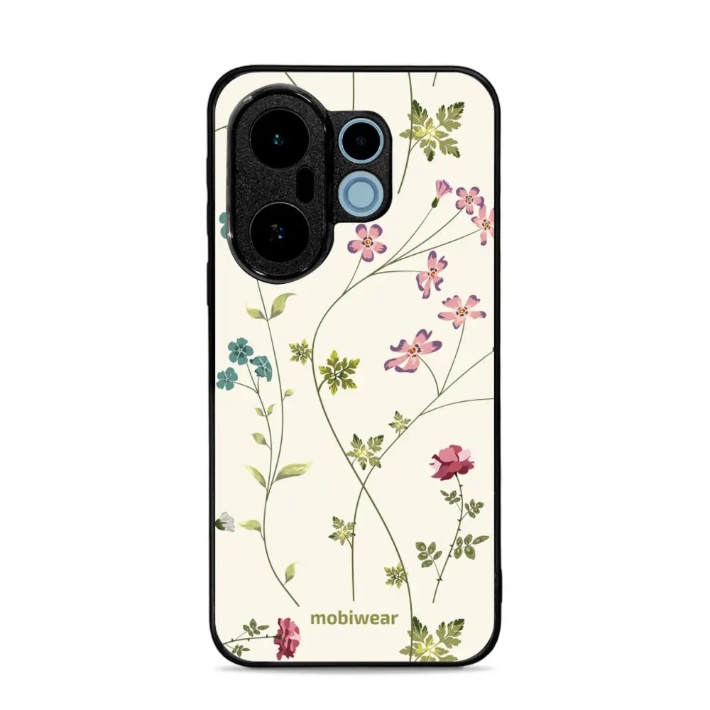 Etui ochronne do Vivo X200 FE, Mobiwear Glossy Case, sielski kwiat