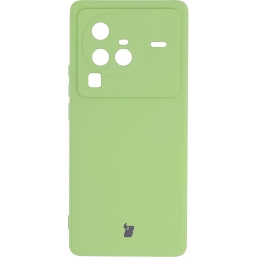 Image of Etui Bizon Case Silicone Sq do Vivo X80 Pro, jasnozielone