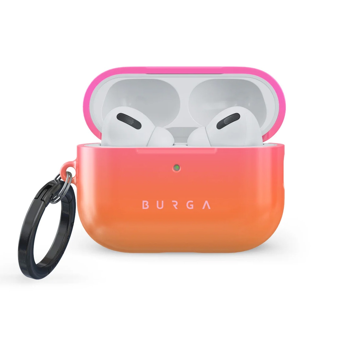 Etui Burga Sunset Club do AirPods Pro 3, różowo pomarańczowe
