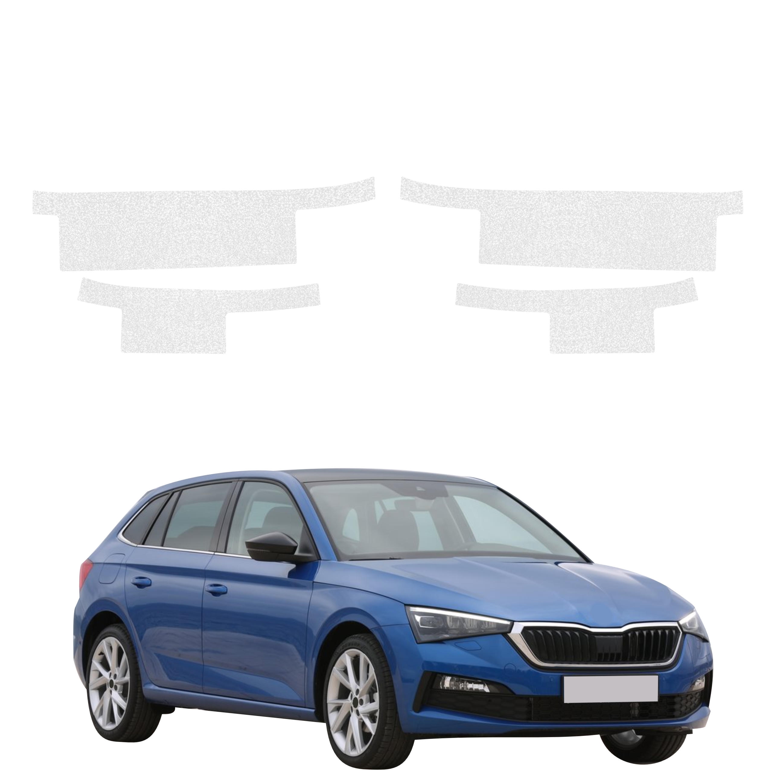 4w1 Bezbarwna powłoka techniczna Grizz Protector na progi Skoda Scala (2019-2023)