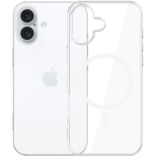 Image of Etui 3mk Clear MagCase do MagSafe, do iPhone 16, przezroczysto-białe