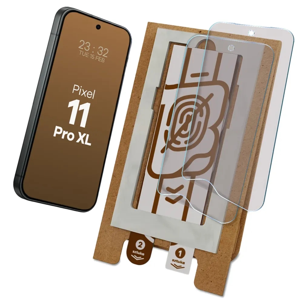 2x Folia matowa z eko aplikatorem Bizon Eplikator Film Matte do Google Pixel 11 Pro XL