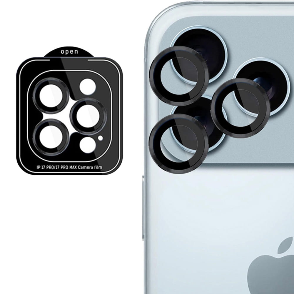 Osłona na aparat 3mk Lens Protection Pro do iPhone 17 Pro Max / 17 Pro, czarne