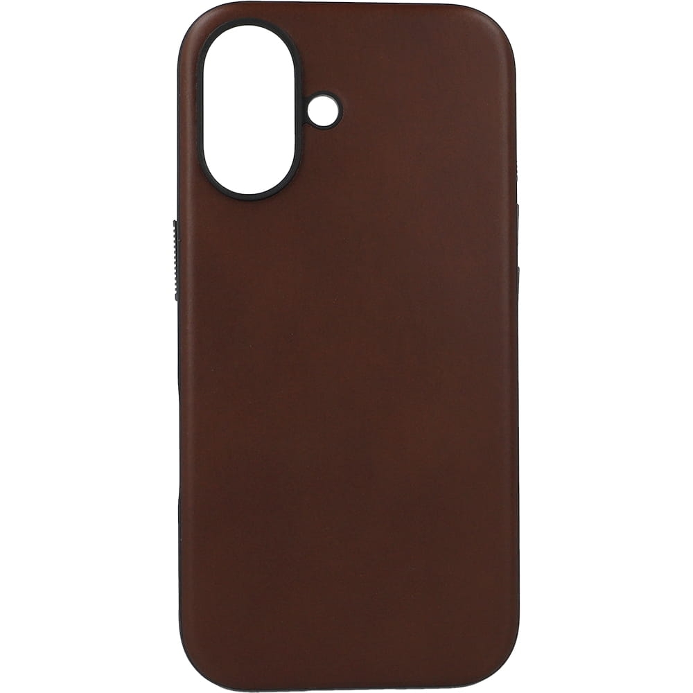 Image of Skórzane etui Nomad Modern Leather MagSafe do iPhone 16, brązowe