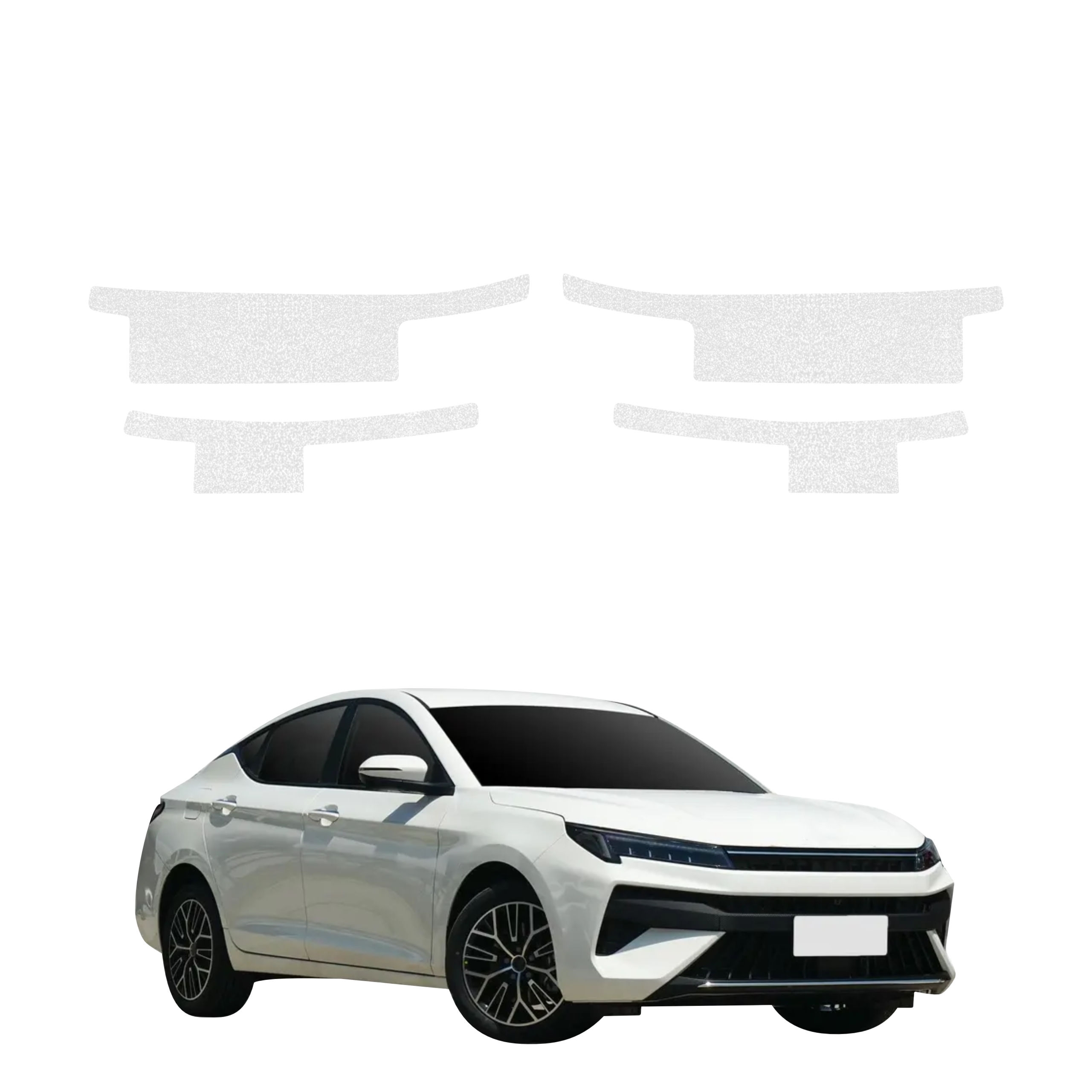 4w1 Bezbarwna powłoka techniczna Grizz Protector na progi JAC J7 Plus (2025-2026)