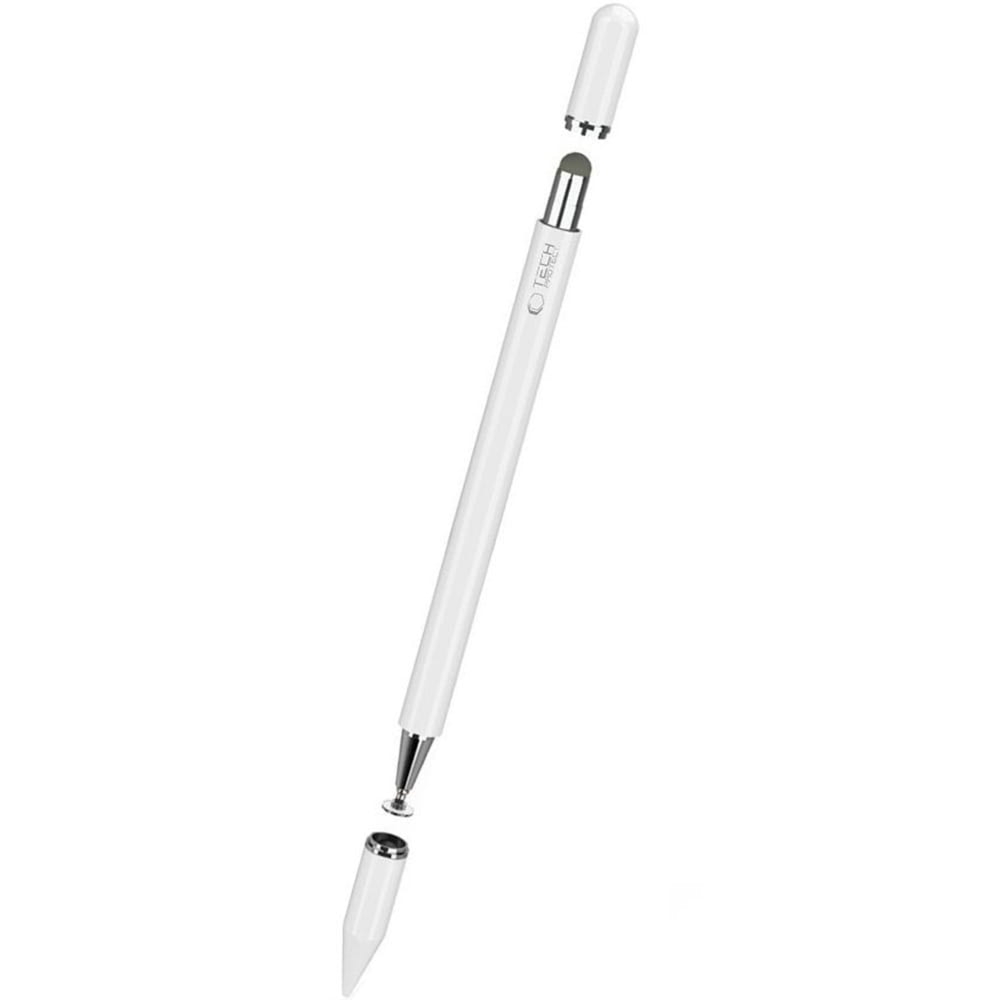 Uniwersalny rysik Tech-Protect USP200 3-TIP Stylus Pen do telefonu, tabletu, biały