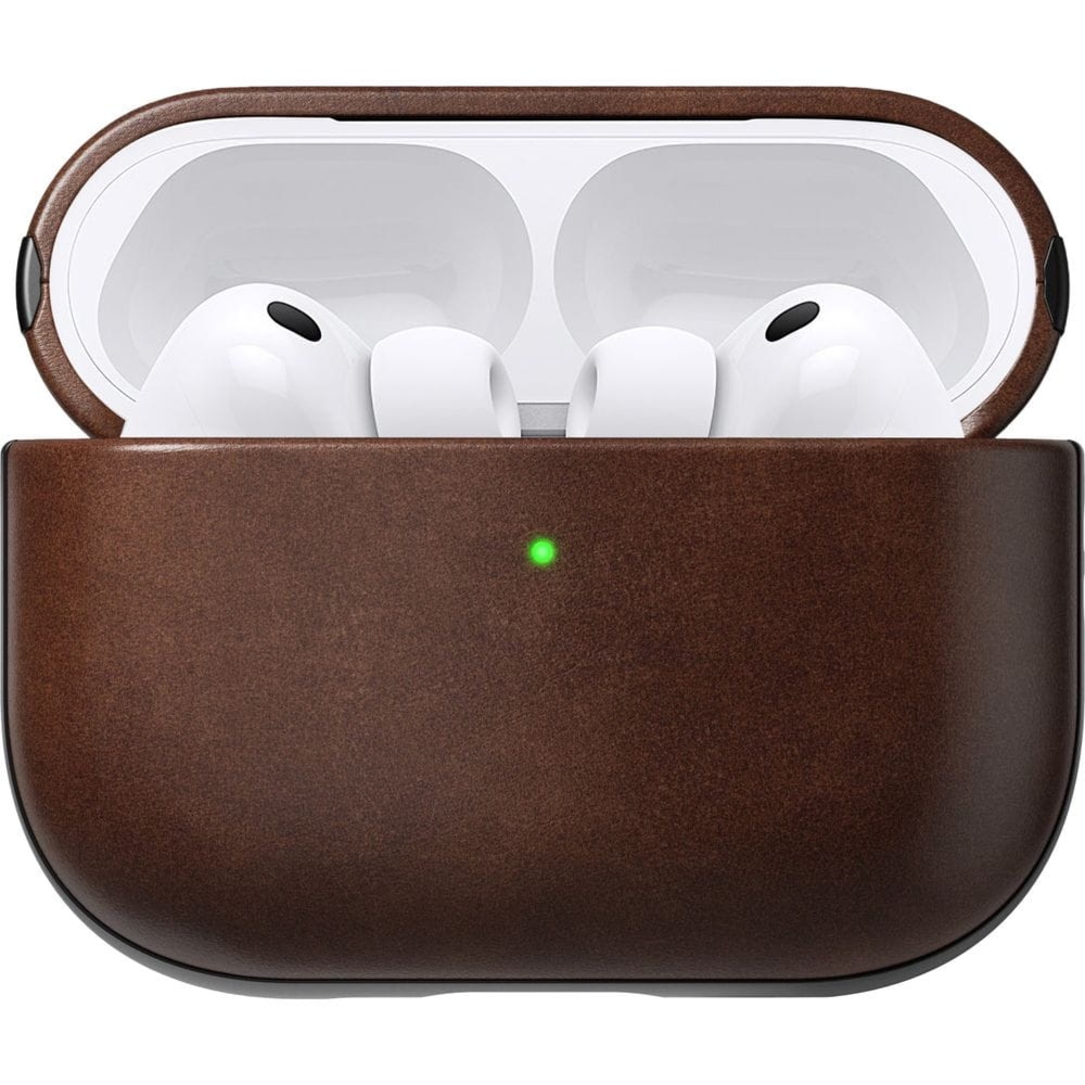 Etui Nomad Modern Leather Horween Series do AirPods Pro 3, brązowe