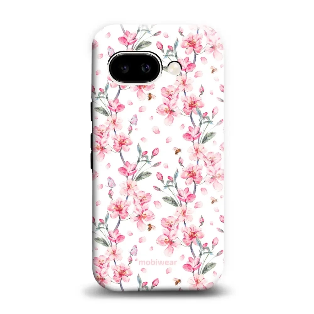 Etui ochronne do Google Pixel 9a, Mobiwear Elite Pro, japoński bukiet