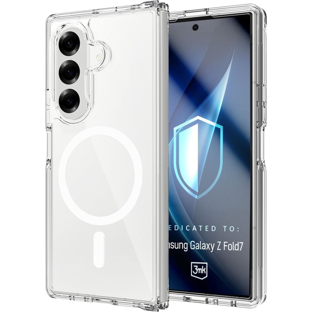 Etui 3mk Armor MagCase do MagSafe do Galaxy Z Fold7, przezroczyste