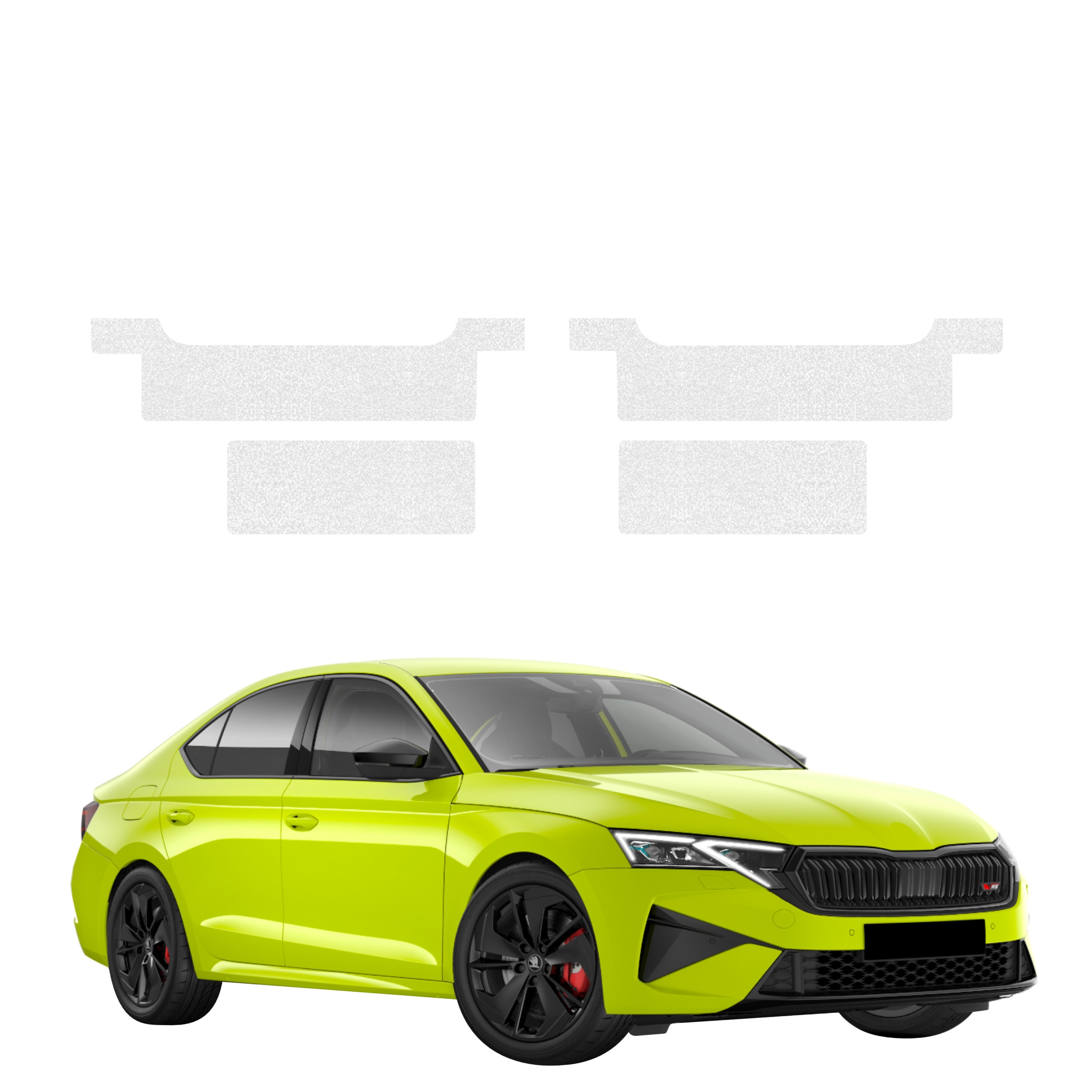 4w1 Bezbarwna powłoka techniczna Grizz Protector na progi Skoda Octavia 4 RS Facelift (2024-2026)