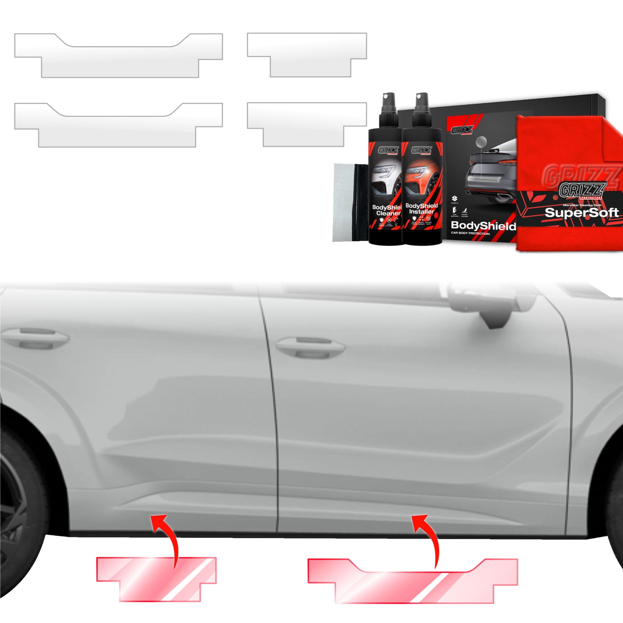 4w1 Folia ochronna Grizz Protector na progi do Cupra Terramar (2024-2026)
