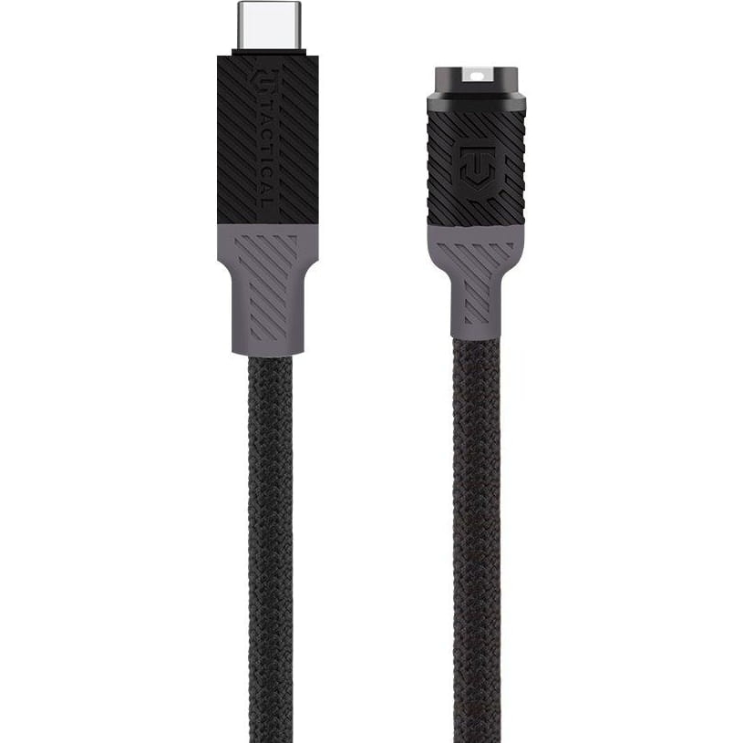 Image of Kabel do ładowania zegarków Garmin, Tactical Recce 3:20, USB-C, 1m, czarno-szary