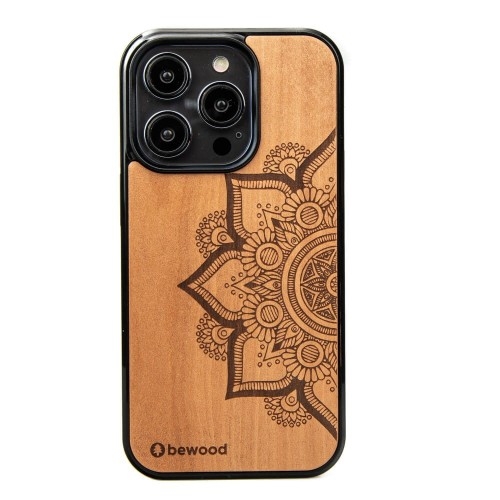 Image of Drewniane etui Bewood do iPhone 15 Pro, Mandala Jabłoń