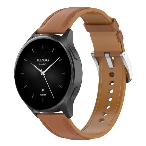 Image of Pasek Bizon Strap Watch Casual 22 mm do Xiaomi Watch 2/Watch S3 47 mm, jasnobrązowy