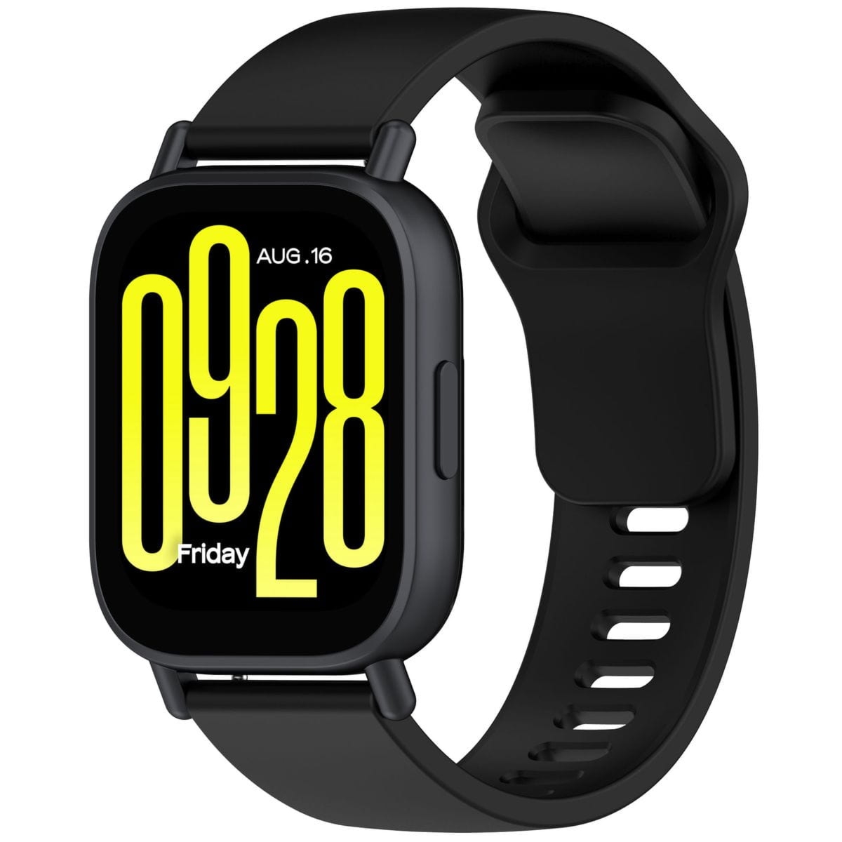 Pasek silikonowy do smartwatcha, Bizon Strap Watch Silicone Pro H, QuickRelease 22 mm, czarny