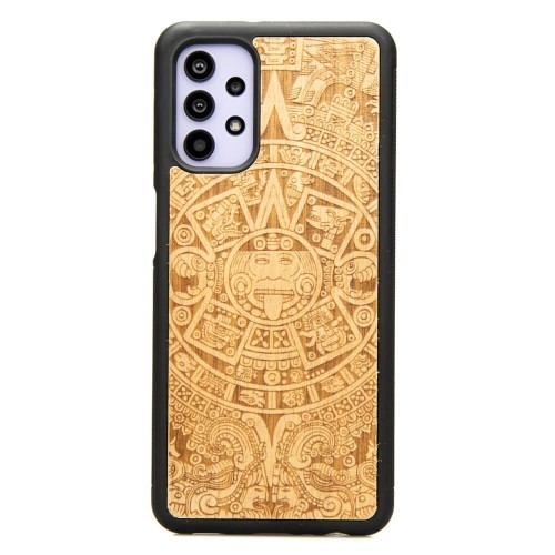 Image of Drewniane etui Bewood do Galaxy A32 5G KALENDARZ AZTECKI ANIEGRE