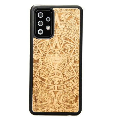 Image of Drewniane etui do Galaxy A13 4G, Bewood Kalendarz Aztecki Aniegre