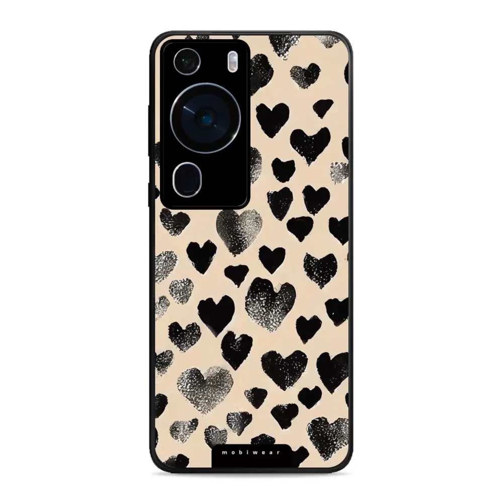 Etui ochronne do Huawei P60 Pro, Mobiwear Glossy Case, beżowa miłość