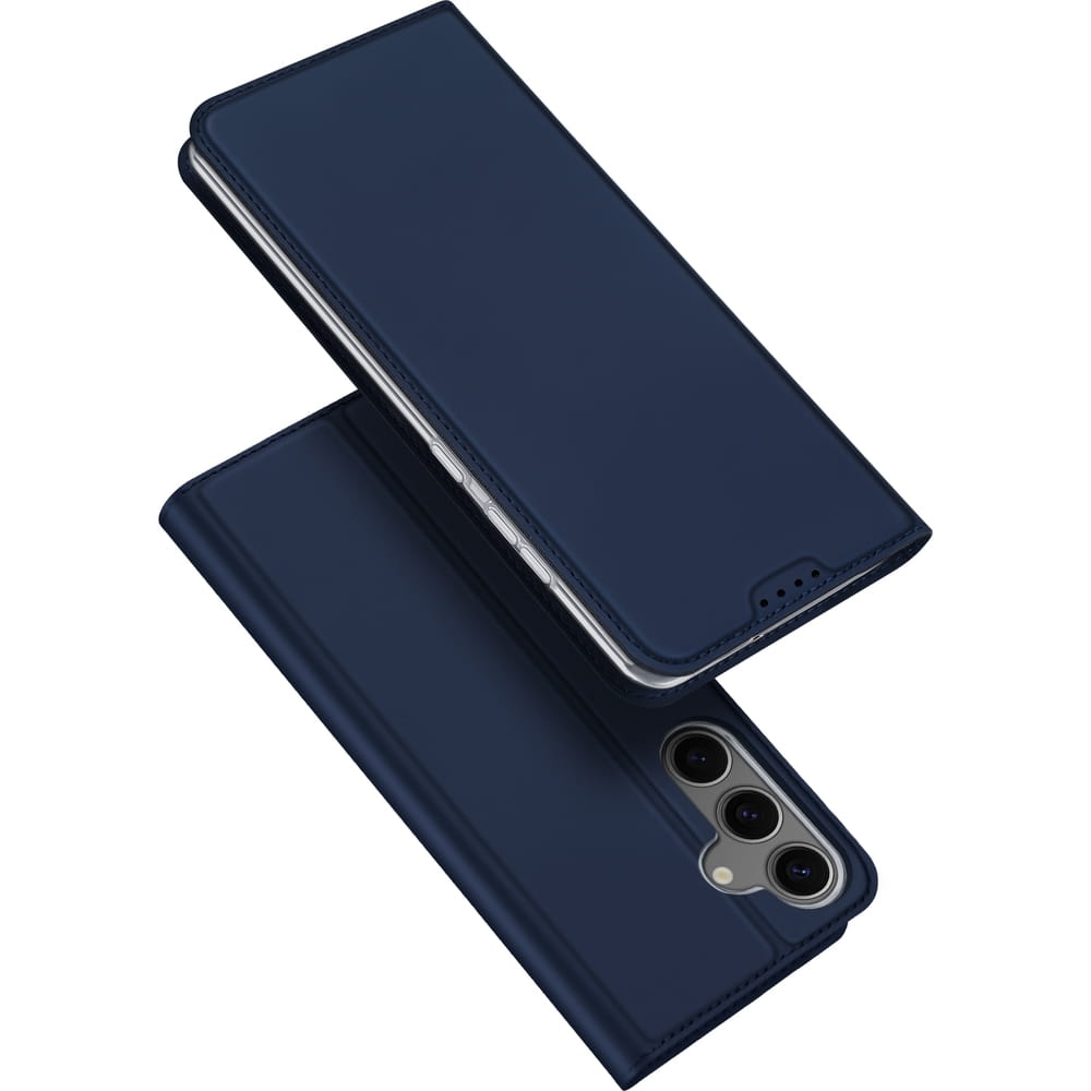 Image of Etui z klapką Dux Ducis Skin Pro do Galaxy S25 Plus, granatowe