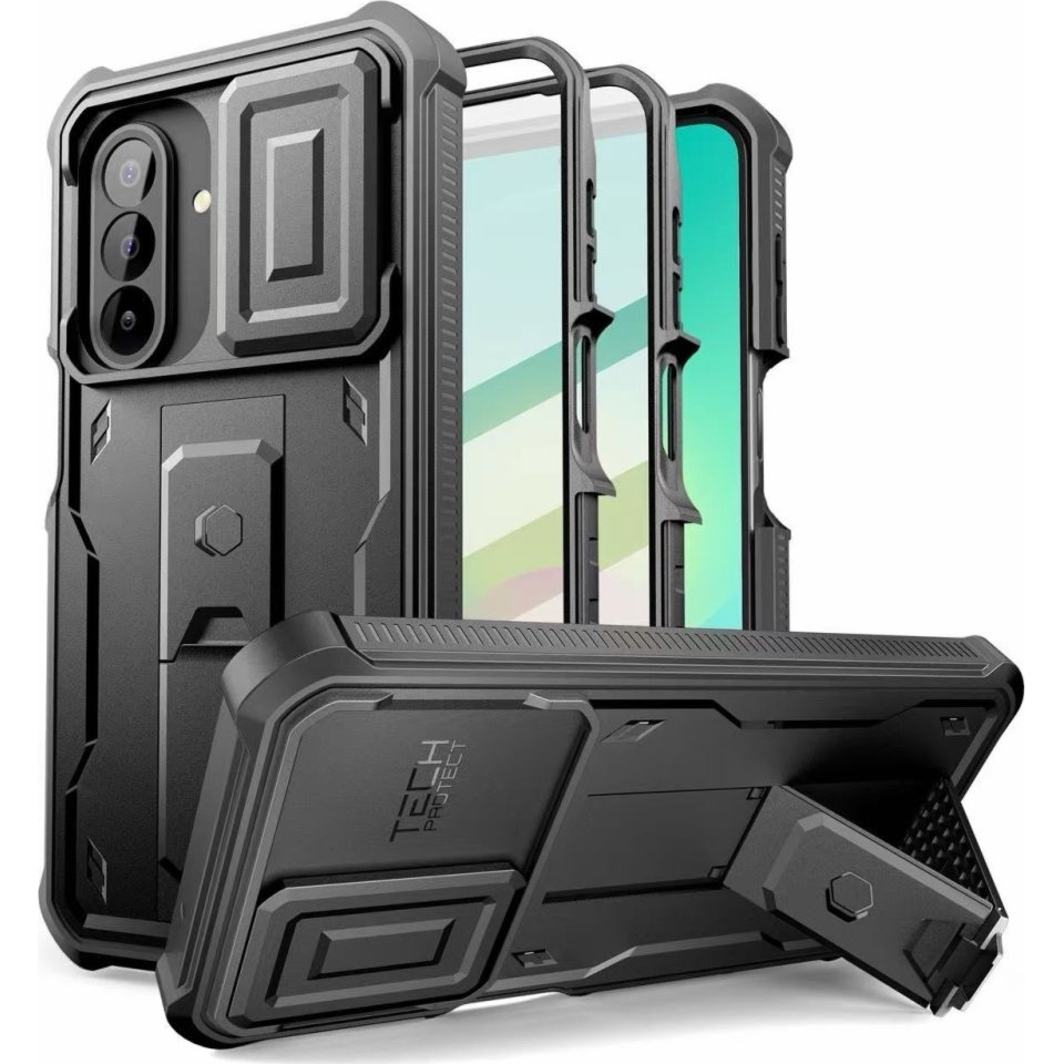 Etui pancerne Tech-Protect Kevlar Cam+ 2-Set do Galaxy A27 5G, czarne