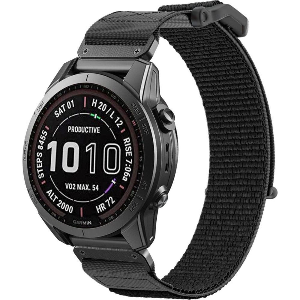 Image of Pasek Tech-Protect Scout, QuickFit 26 mm do Garmin Fenix 8 (51 mm) / 7X Pro / 7X / 6X Pro, czarny