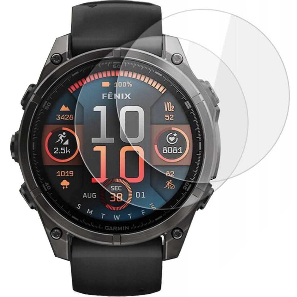 Image of Szkło hartowane Hofi Glass Pro+ do Garmin Fenix 8 51 mm, 2 sztuki
