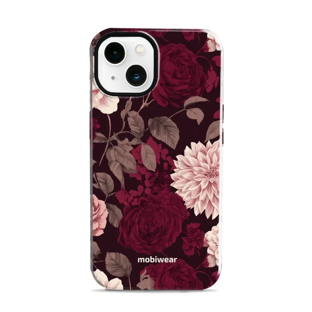 Etui ochronne do iPhone 13, Mobiwear Elite Pro MagSafe, wino i dalie