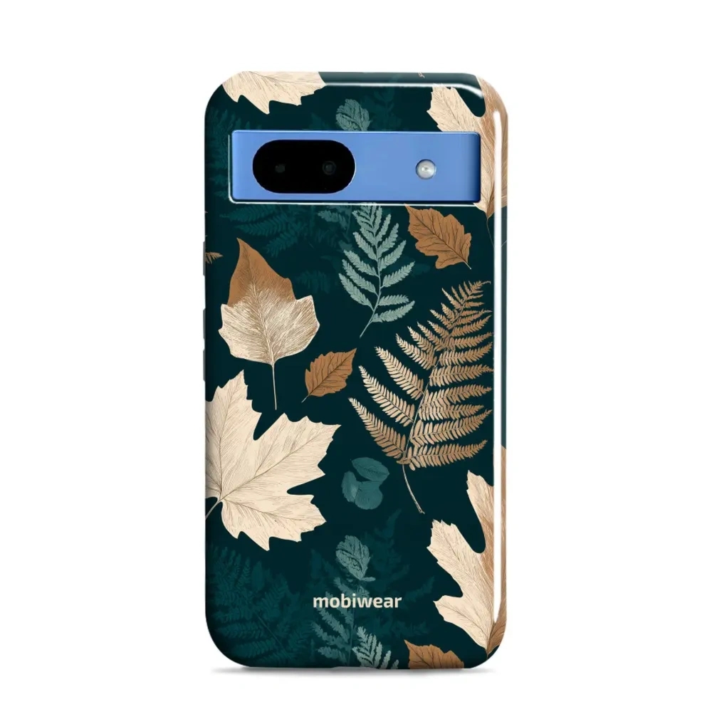 Etui ochronne do Google Pixel 8a, Mobiwear Elite Pro, zielnik z liści i paproci