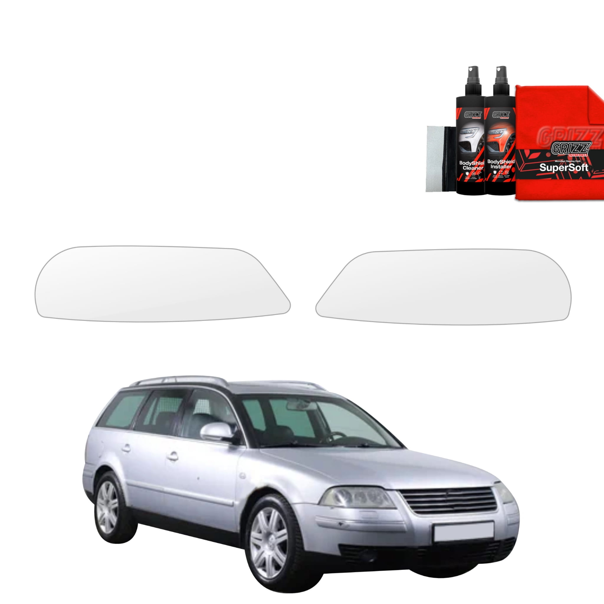 2w1 Folia ochronna na lampy Grizz Protector do Volkswagen Passat B5 Variant Facelifting (2000-2005)