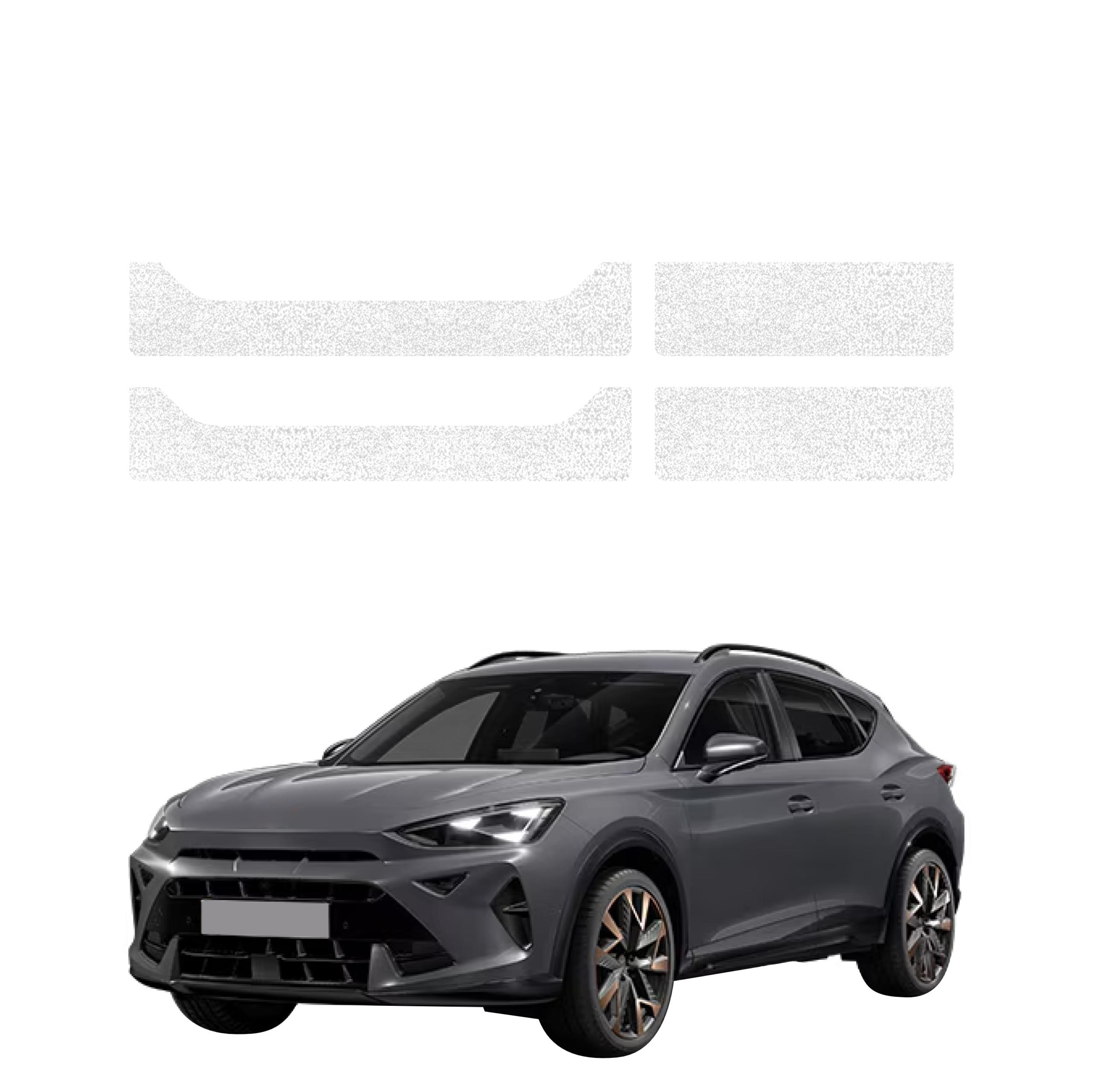 4w1 Biała powłoka techniczna Grizz Protector na progi Cupra Formentor Facelift (2024-2026)