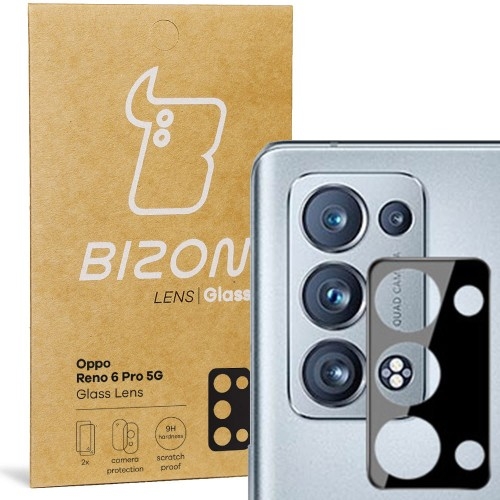 Image of Szkło na aparat Bizon Glass Lens dla Oppo Reno 6 Pro 5G, 2 sztuki
