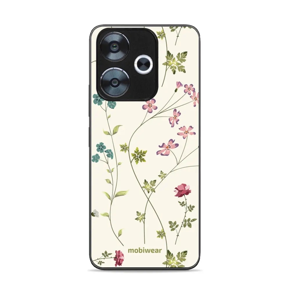 Etui ochronne do Xiaomi Redmi 13 4G, Mobiwear Glossy Case, sielski kwiat