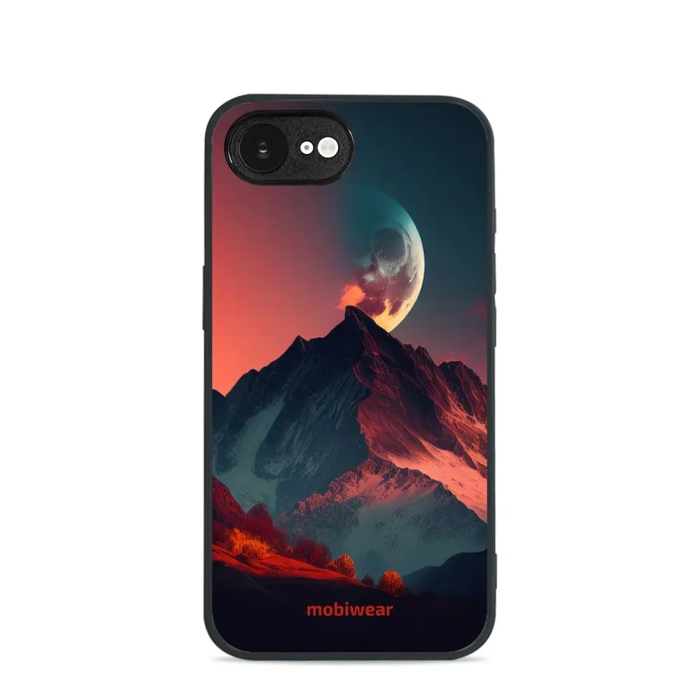 Etui ochronne do iPhone 17e / 16e, Mobiwear Glossy Case, górski zmierzch