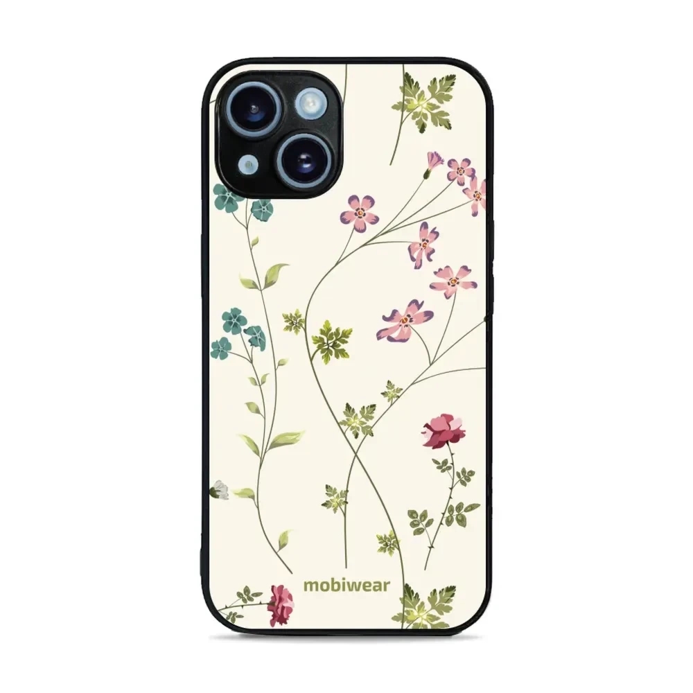 Etui ochronne do iPhone 14, Mobiwear Glossy Case, sielski kwiat