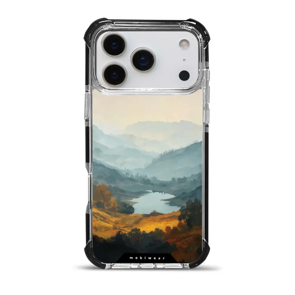 Etui ochronne do iPhone 17 Pro Max do MagSafe, Mobiwear Elite Bumper, jezioro w dolinie