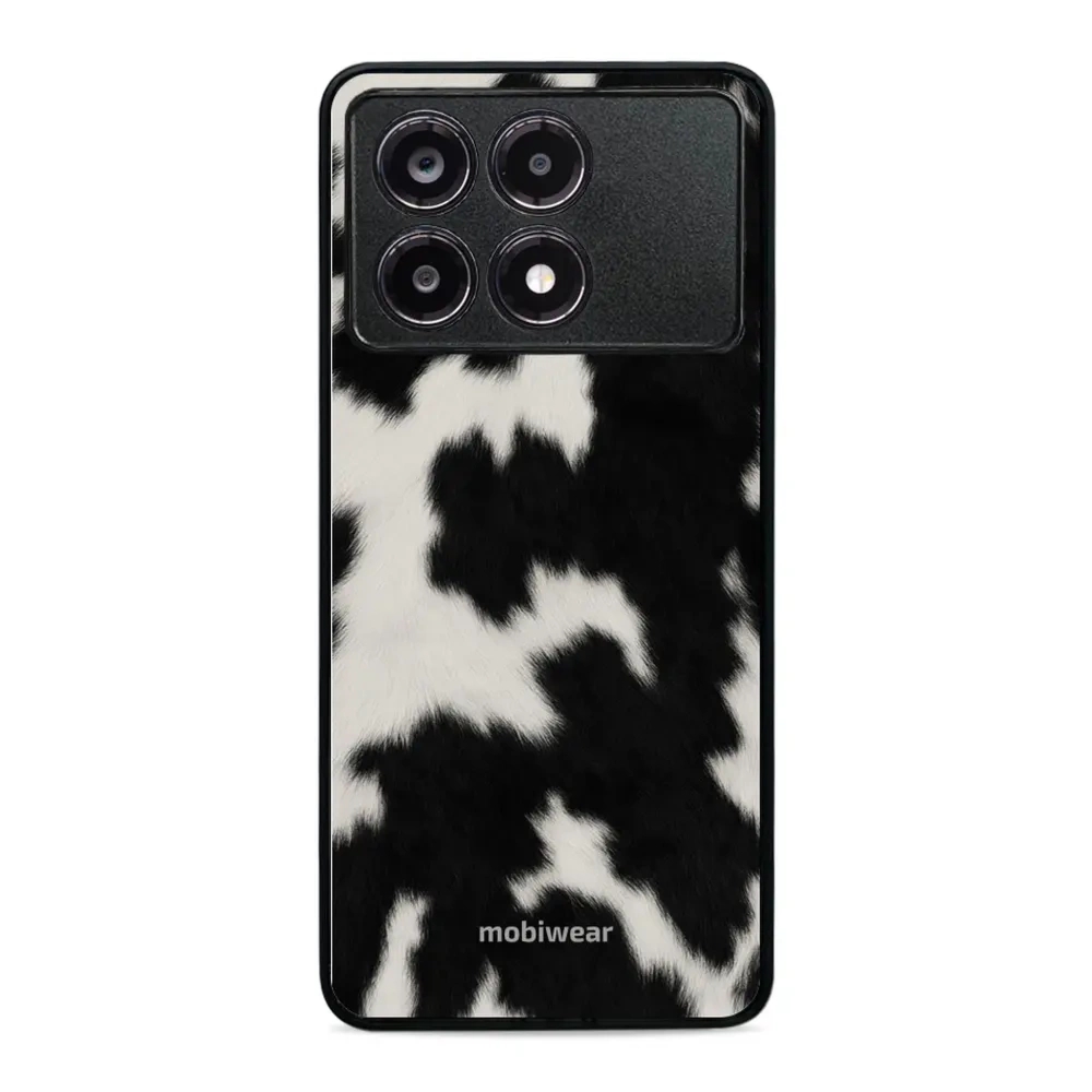 Etui ochronne do Xiaomi POCO X6 Pro, Mobiwear Glossy Case, krowie futerko