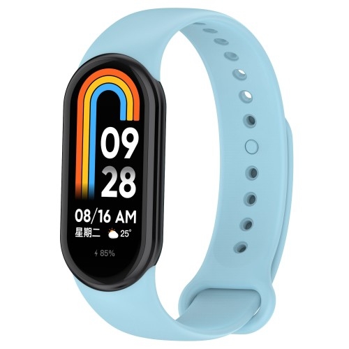 Image of Pasek Bizon Strap Watch Dots do Xiaomi Mi Smart Band 8, błękitny