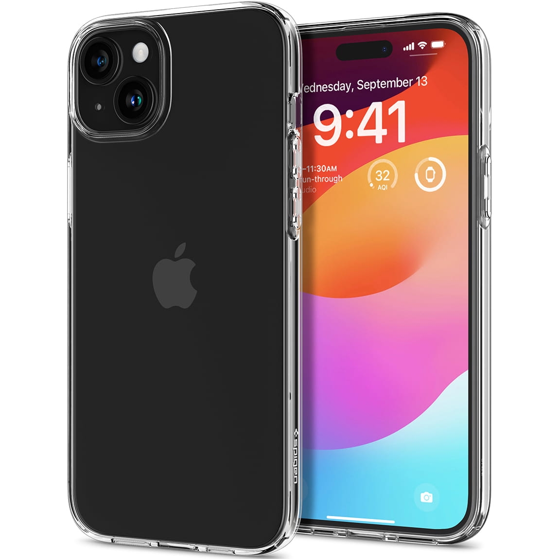 Image of Etui Spigen Liquid Crystal do iPhone 15, przezroczyste