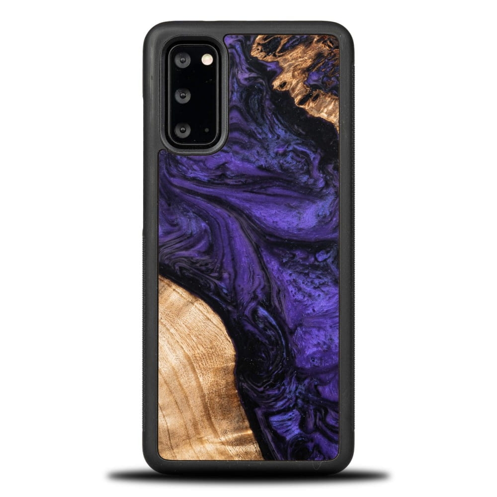 OUTLET: Drewniane etui do Galaxy S20, Bewood Unique Violet