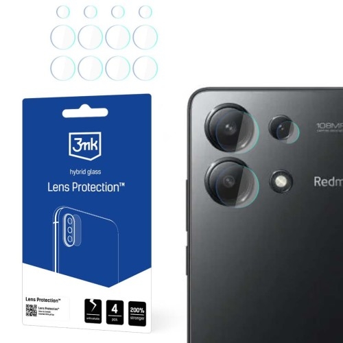 Image of Osłona na aparat 3mk Lens Protection do Redmi Note 13 4G, 4 zestawy