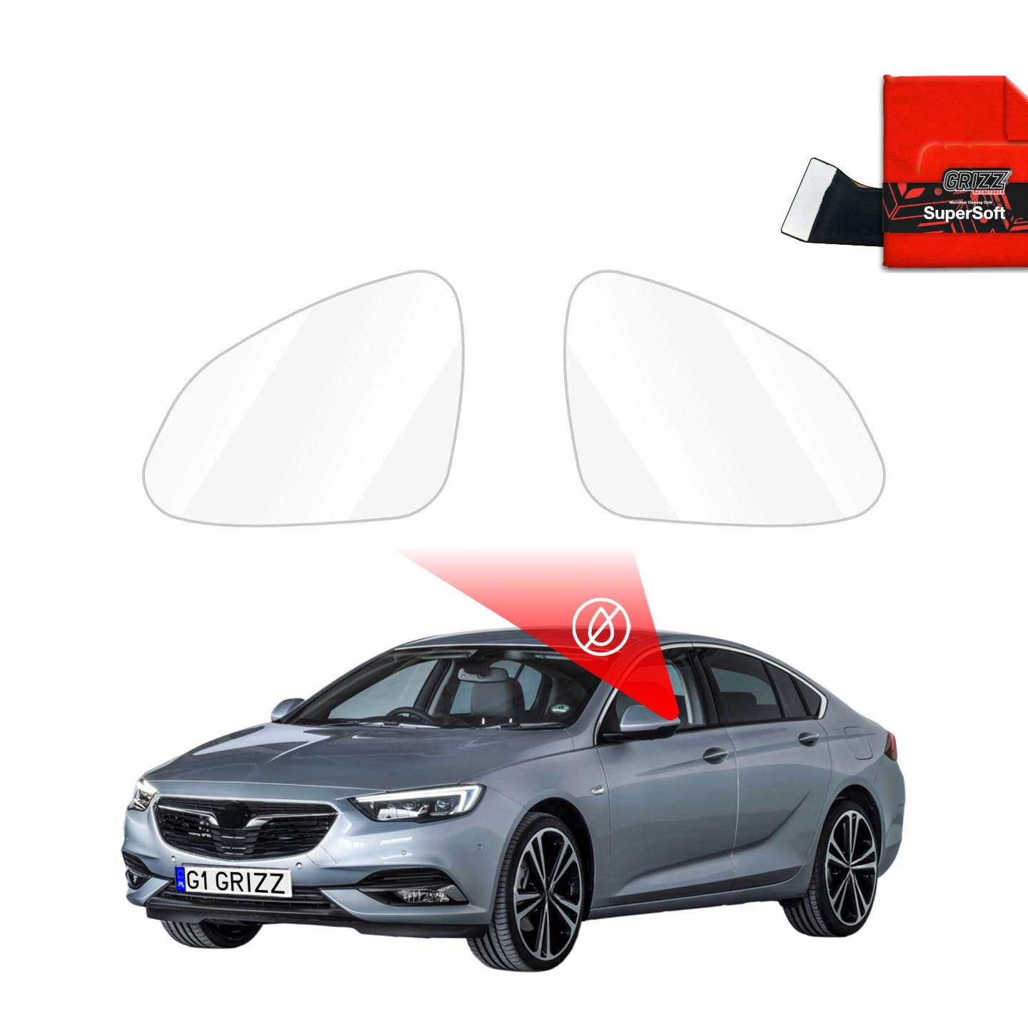Folia przeciwdeszczowa Grizz Protector na lusterka do Opel Insignia B (2017-2020)