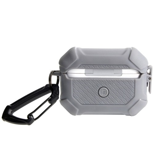 Image of Etui Bizon Case Headphone Armor do Airpods Pro 2, szare