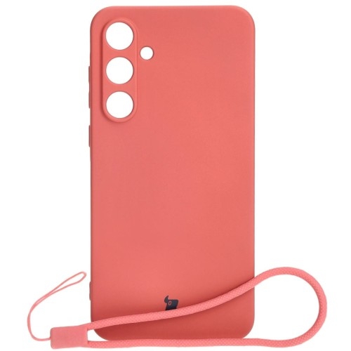 Image of Etui Bizon Case Silicone do Galaxy A55 5G, brudny róż