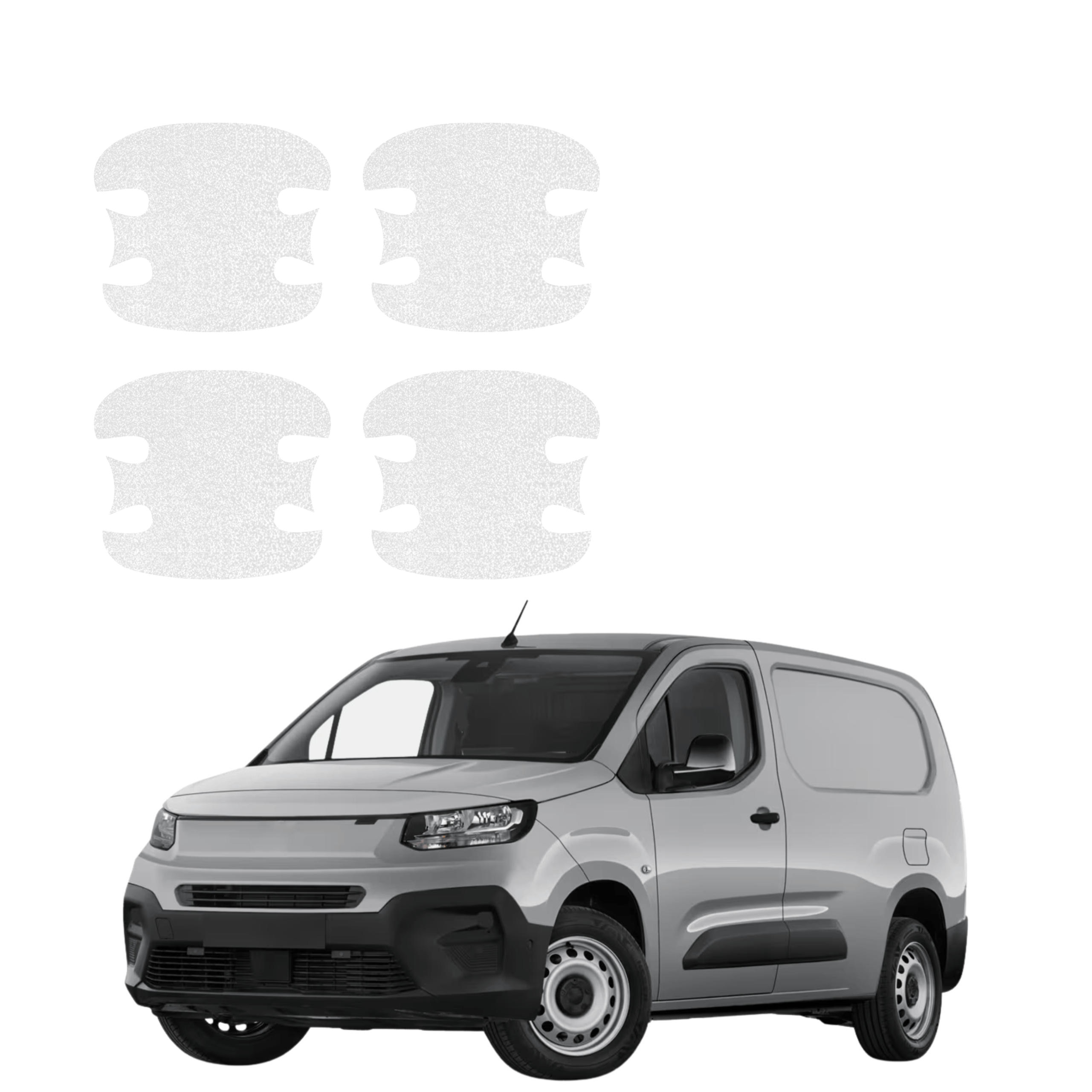 4w1 Bezbarwna powłoka techniczna Grizz Protector pod klamki Fiat Doblo Cargo (2018-2026)