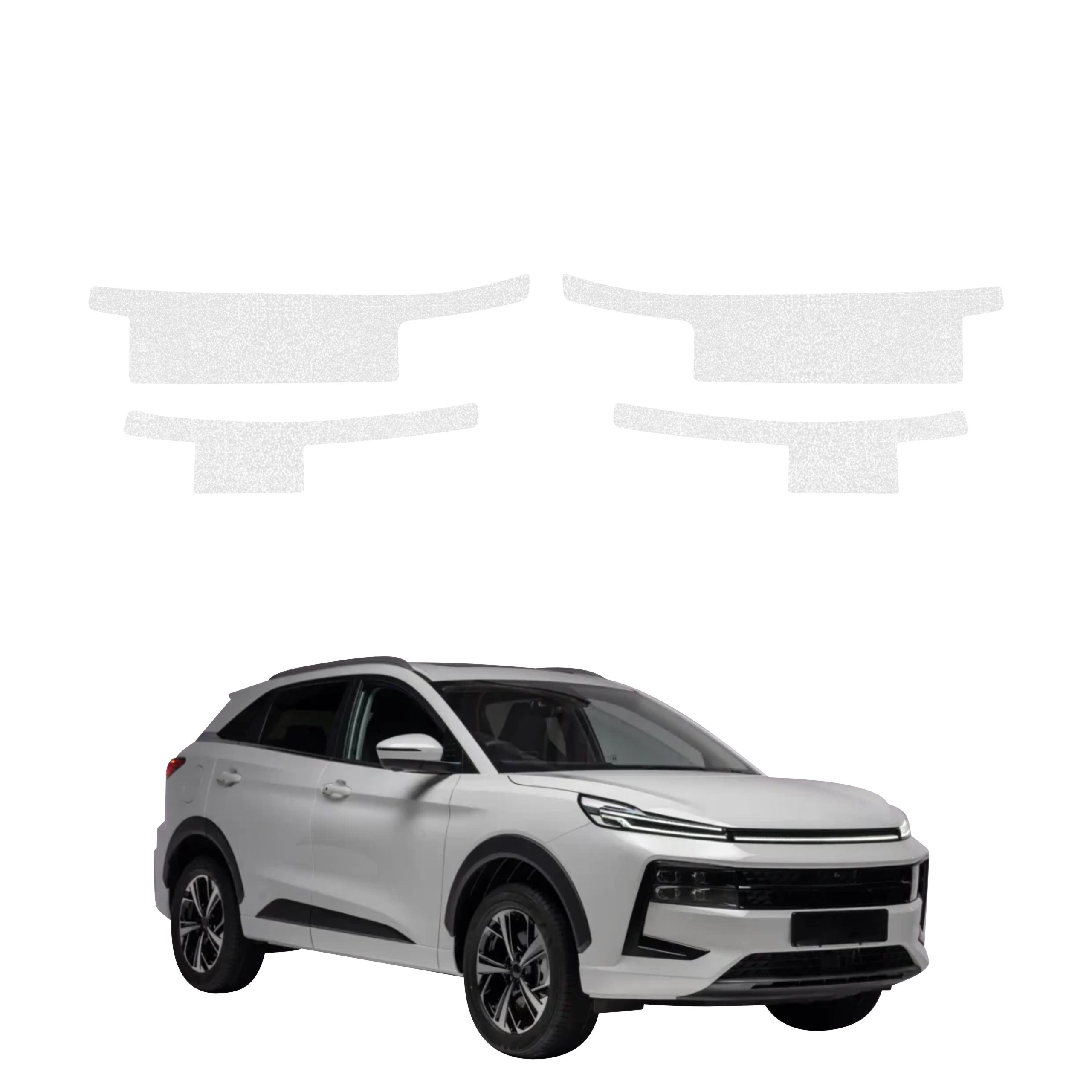 4w1 Bezbarwna powłoka techniczna Grizz Protector na progi JAC JS6 (2026)
