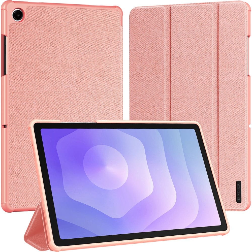 Etui z klapką Dux Ducis Domo do Galaxy Tab A11 Plus / A9 Plus, różowe