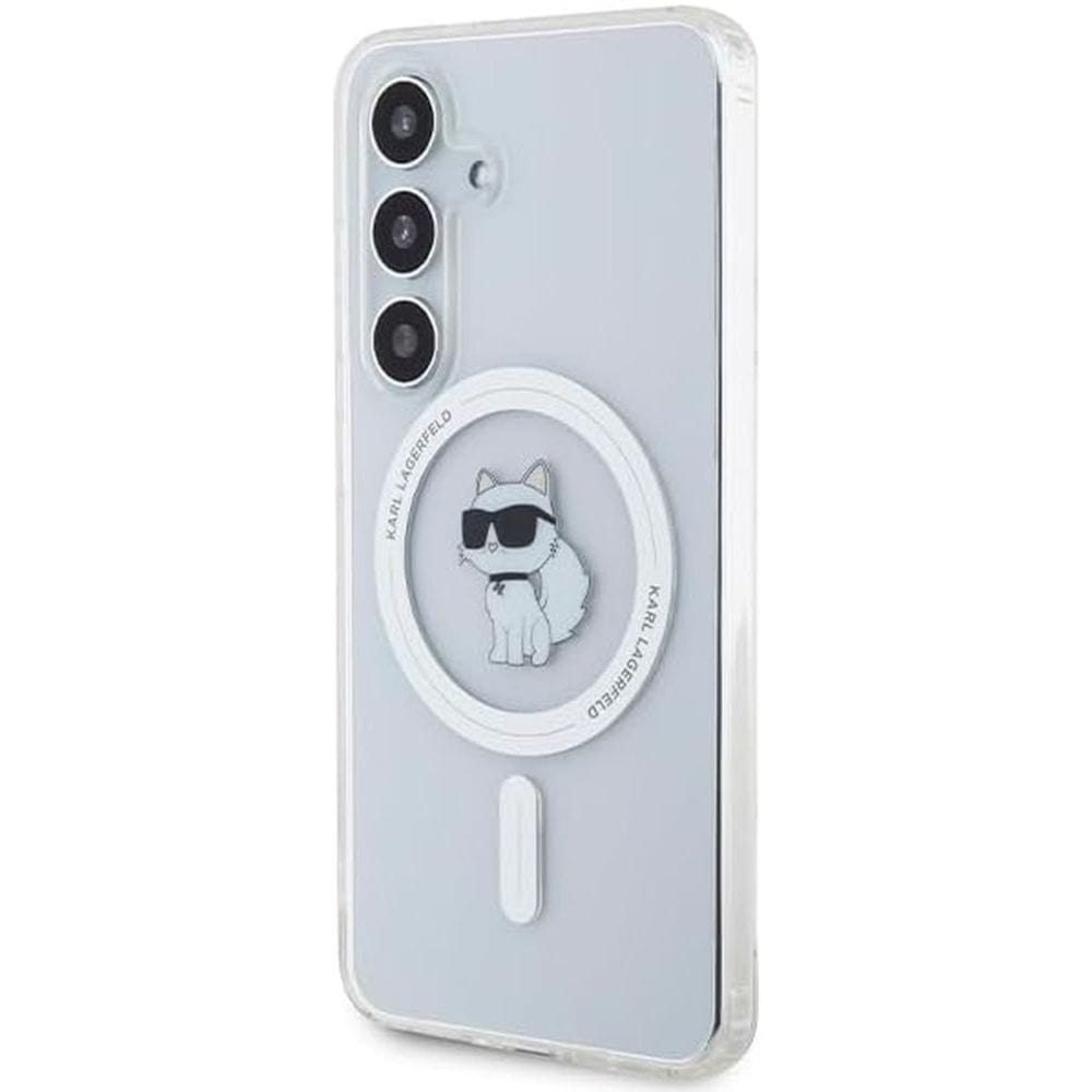 Etui Karl Lagerfeld HardCase IML Choupette MagSafe do Galaxy S24, przezroczyste