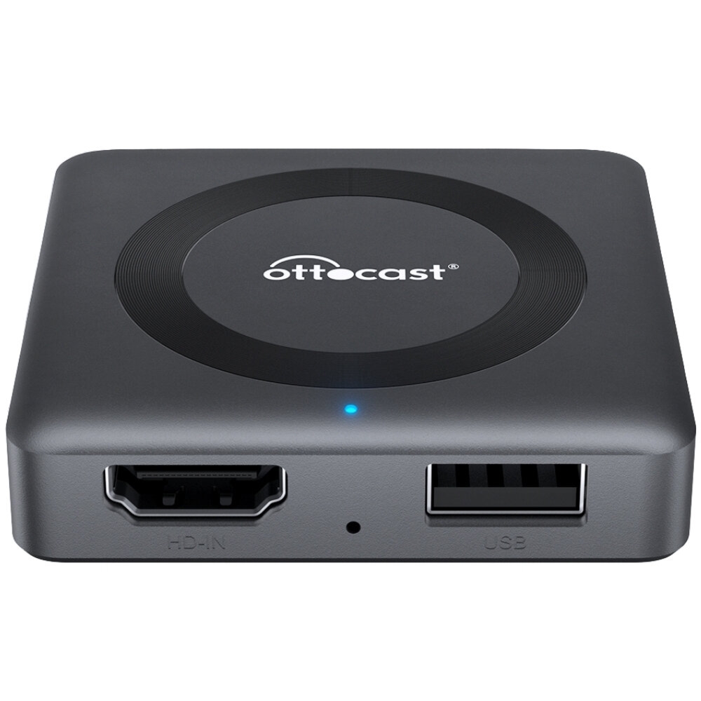 Adapter do bezprzewodowego CarPlay i Android Auto z wejściem HDMI, Ottocast Car TV Mate Max CA361-C4