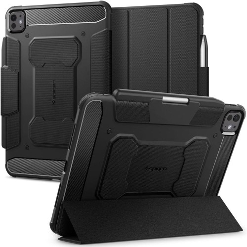 Image of Etui Spigen Rugged Armor Pro do iPad Pro 11" 5 gen. 2024, czarne