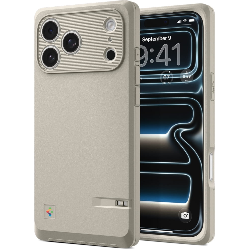 OUTLET: Etui Spigen Classic LS MagSafe do iPhone 18 Pro / 17 Pro, beżowe